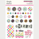 Simple Stories Totally 80's Decorative Brads (26711)