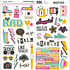 Totally 80's Cardstock Stickers Icons (26701)