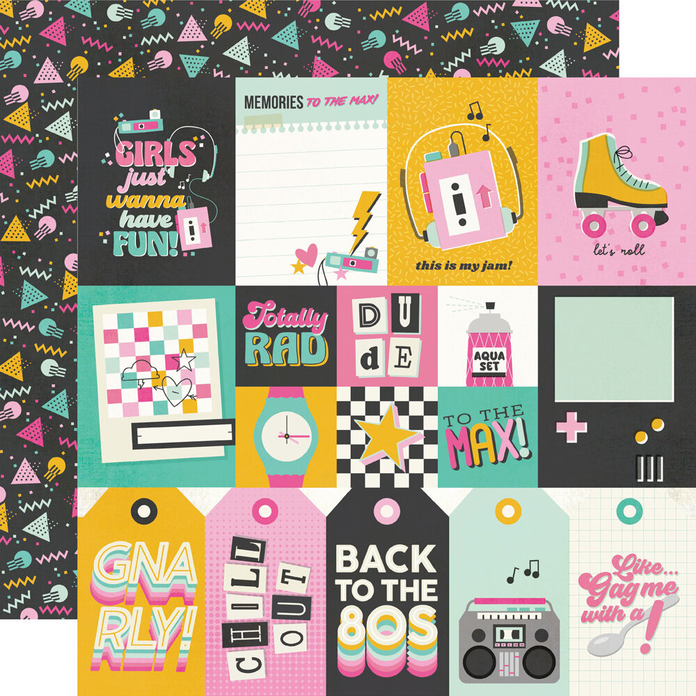 Simple Stories Totally 80's Collection Kit (26700)
