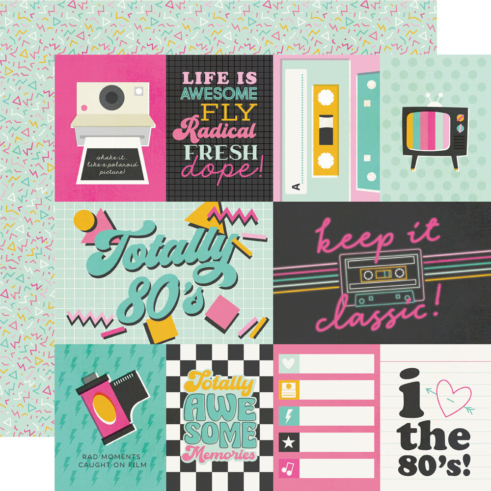 Simple Stories Totally 80's Collection Kit (26700)