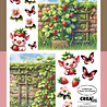 Crealies Cutting Sheets Papier Knipvel Zomer B (8pcs) (CLSVP018)