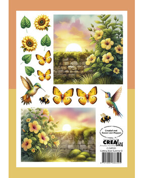 Crealies Cutting Sheets Summer D (8pcs) (CLSVP020)