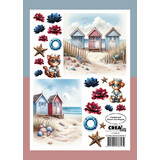 Crealies Cutting Sheets Papier Knipvel Zomer E (8pcs) (CLSVP021)
