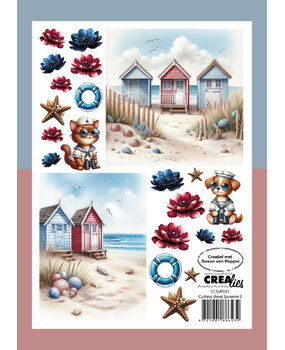 Crealies Cutting Sheets Summer E (8pcs) (CLSVP021)