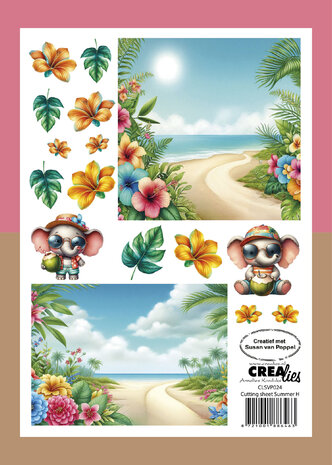 Crealies Cutting Sheets Summer H (8pcs) (CLSVP024)
