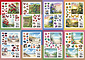 Papier Cutting Sheets Bundel Knipvellen Zomer A-H (8pcs) (CLSVP903)