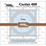 Crealies Cardzz Stansen Postzegelvel Corry (vierkant met cirkel) (CLCZ469)