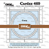 Crealies Cardzz Stansen Postzegelvel Corry (vierkant met cirkel) (CLCZ469)