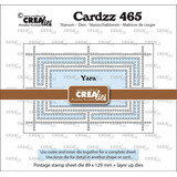 Crealies Cardzz Dies Postage Stamp Sheet Yara (rectangle with rectangle) (CLCZ465)