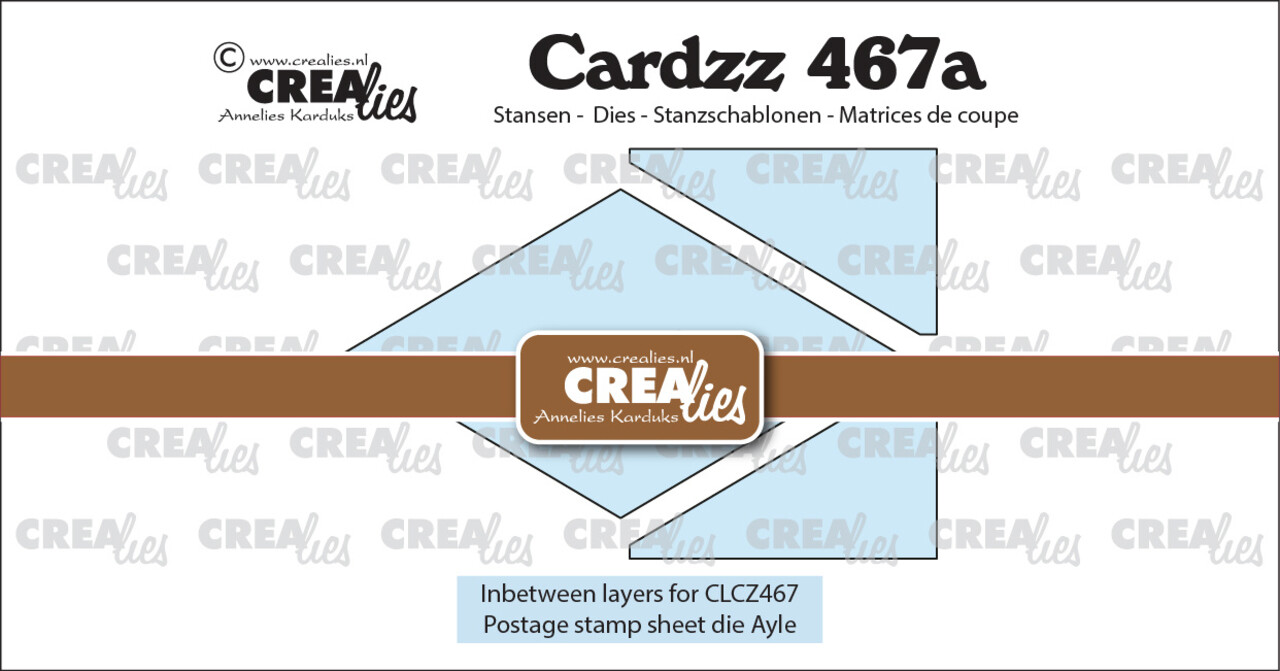 Crealies Cardzz Stansen Tussenlaagjes voor CLCZ467 (CLCZ467a)