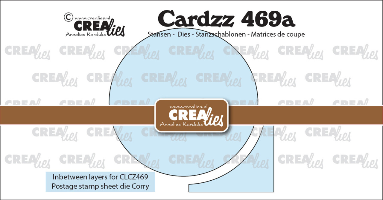 Crealies Cardzz Dies Inbetween layer for CLCZ469 (CLCZ469a)