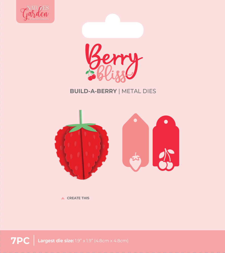 Crafter's Companion Berry Bliss Metal Die Build-a-Berry by Nature's Garden (NG-BB-MD-BABE) Crafter's Companion Berry Bliss Metal Die Build-a-Berry by Nature's Garden (NG-BB-MD-BABE)