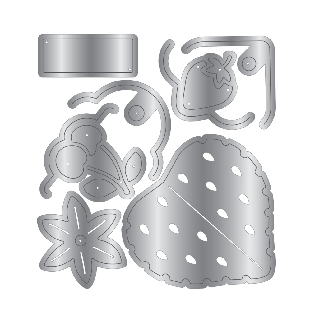 Crafter's Companion Berry Bliss Metal Die Build-a-Berry by Nature's Garden (NG-BB-MD-BABE) Crafter's Companion Berry Bliss Metal Die Build-a-Berry by Nature's Garden (NG-BB-MD-BABE)