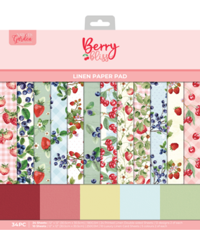Crafter's Companion Berry Bliss 12x12 Paper Pad Vintage Berries by Nature's Garden (NG-BB-PAD12-VIB)