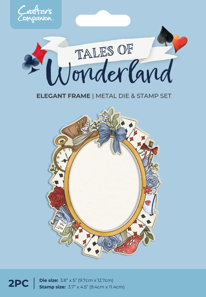Crafter's Companion Tales of Wonderland Stamp & Die Elegant Frame (CC-TOW-STD-ELFR) Crafter's Companion Tales of Wonderland Stamp & Die Elegant Frame (CC-TOW-STD-ELFR)