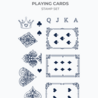Crafter's Companion Tales of Wonderland Photopolymer Stamp Playing Cards (CC-TOW-STP-PCAR)