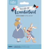 Crafter's Companion Tales of Wonderland Metal Die Alice & Rabbit (CC-TOW-MD-ALRAB)