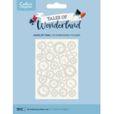 Crafter's Companion Tales of Wonderland 5x7 2D Embossing Folder Cogs of Time (CC-TOW-EF5-COT)