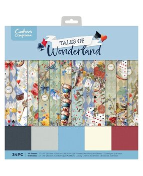 Crafter's Companion Tales of Wonderland 12x12 Inch Paper Pad (CC-TOW-PAD12)