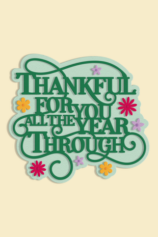 Crafter's Companion Large Sentiment Dies Thankful for You (CC-MD-THANK-YO) Crafter's Companion Large Sentiment Dies Thankful for You (CC-MD-THANK-YO)