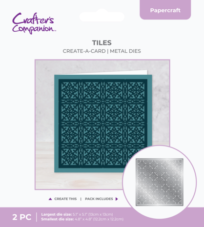 Crafter's Companion Create-a-Card Dies Tiles (CC-MD-CAD-TILE) Crafter's Companion Create-a-Card Dies Tiles (CC-MD-CAD-TILE)