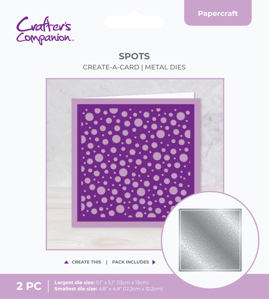 Crafter's Companion Create-a-Card Dies Spots (CC-MD-CAD-SPTS) Crafter's Companion Create-a-Card Dies Spots (CC-MD-CAD-SPTS)