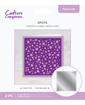 Crafter's Companion Create-a-Card Dies Spots (CC-MD-CAD-SPTS)