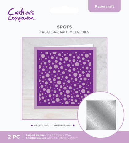 Crafter's Companion Create-a-Card Dies Spots (CC-MD-CAD-SPTS) Crafter's Companion Create-a-Card Dies Spots (CC-MD-CAD-SPTS)