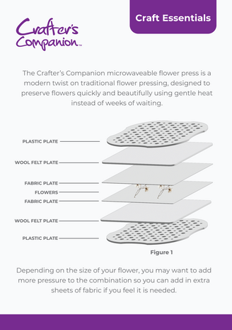 Crafter's Companion Flower Press Microwaveable (CC-MICFLOW-PRESS) Crafter's Companion Flower Press Microwaveable (CC-MICFLOW-PRESS)