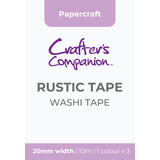 Crafter's Companion Flower Press Washi Tape Rustic (CC-TAP-RUSTIC)