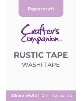 Crafter's Companion Flower Press Washi Tape Rustic (CC-TAP-RUSTIC)
