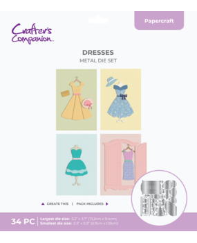 Crafter's Companion Dress Dies Dresses (CC-EF-MD-DRESS) Crafter's Companion Dress Dies Dresses (CC-EF-MD-DRESS)