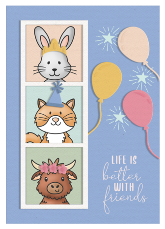 Crafter's Companion Furry Friends Metal Die & Stamp Set (CC-STD-FUR-FRI) Crafter's Companion Furry Friends Metal Die & Stamp Set (CC-STD-FUR-FRI)