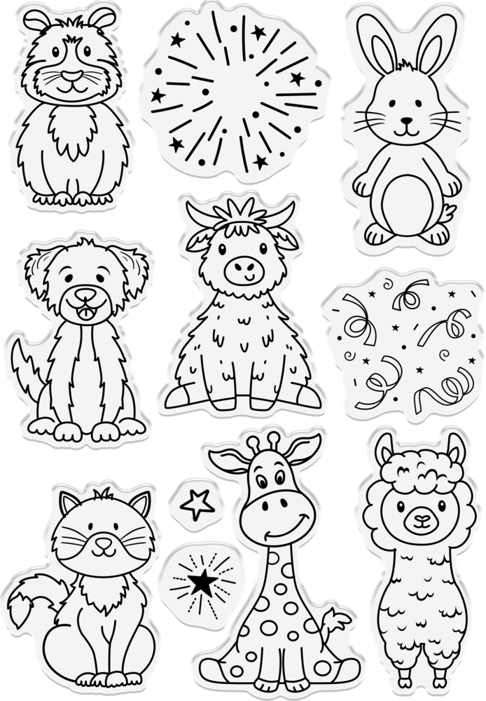 Crafter's Companion Furry Friends Metal Die & Stamp Set (CC-STD-FUR-FRI) Crafter's Companion Furry Friends Metal Die & Stamp Set (CC-STD-FUR-FRI)