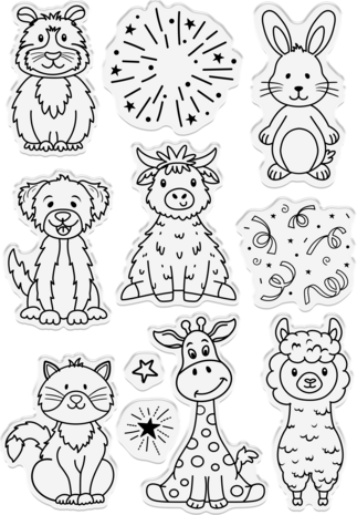 Crafter's Companion Furry Friends Metal Die & Stamp Set (CC-STD-FUR-FRI) Crafter's Companion Furry Friends Metal Die & Stamp Set (CC-STD-FUR-FRI)