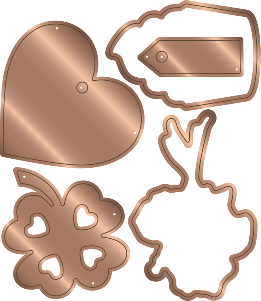 Crafter's Companion Hug Tokens Stamp & Metal Dies Hug Tokens (CC-STD-HUG-TOK) Crafter's Companion Hug Tokens Stamp & Metal Dies Hug Tokens (CC-STD-HUG-TOK)