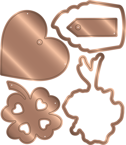 Crafter's Companion Hug Tokens Stamp & Metal Dies Hug Tokens (CC-STD-HUG-TOK) Crafter's Companion Hug Tokens Stamp & Metal Dies Hug Tokens (CC-STD-HUG-TOK)