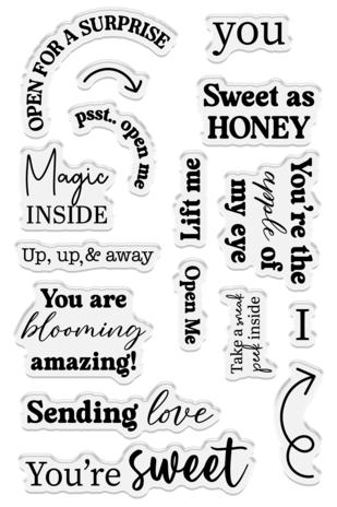 Crafter's Companion Honeycomb Die & Stamp Message Reveal (CC-STD-HCOMB-MR) Crafter's Companion Honeycomb Die & Stamp Message Reveal (CC-STD-HCOMB-MR)