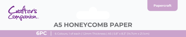 Crafter's Companion Honeycomb A5 Paper Pack (CC-HONCOMB-A5) Crafter's Companion Honeycomb A5 Paper Pack (CC-HONCOMB-A5)