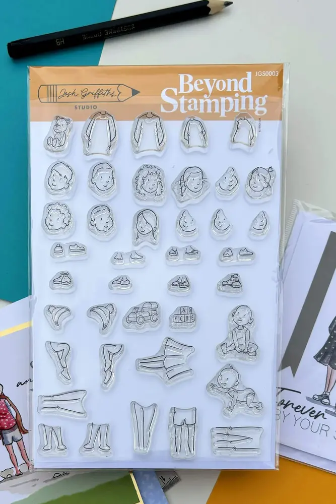 Beyond Stamping Custom Portrait 3 Photopolymer Stamp Set by Josh Griffiths Studios (JGS0003) Beyond Stamping Custom Portrait 3 Photopolymer Stamp Set by Josh Griffiths Studios (JGS0003)