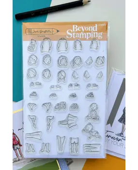 Beyond Stamping Custom Portrait 3 Photopolymer Stamp Set by Josh Griffiths Studios (JGS0003)