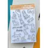 Beyond Stamping Pawsitivity Photopolymer Stamp Set by Josh Griffiths Studios (JGS0005)
