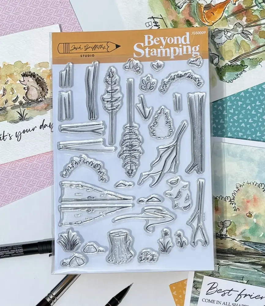 Beyond Stamping Custom Woodland Photopolymer Stamp Set by Josh Griffiths Studios (JGS0009) Beyond Stamping Custom Woodland Photopolymer Stamp Set by Josh Griffiths Studios (JGS0009)