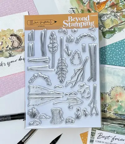 Beyond Stamping Custom Woodland Photopolymer Stamp Set by Josh Griffiths Studios (JGS0009) Beyond Stamping Custom Woodland Photopolymer Stamp Set by Josh Griffiths Studios (JGS0009)
