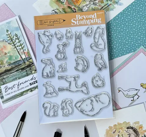 Beyond Stamping Storybook Animals 1 Photopolymer Stamp Set by Josh Griffiths Studios (JGS0010) Beyond Stamping Storybook Animals 1 Photopolymer Stamp Set by Josh Griffiths Studios (JGS0010)