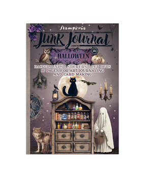 Stamperia Halloween Junk Journal Stickers, Backgrounds, Cut-Outs by Vicky Papaioannou (SBJK22)