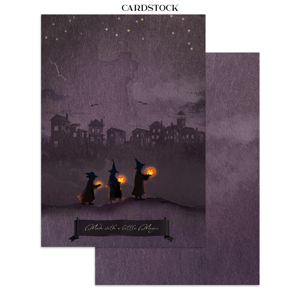Stamperia Halloween Junk Journal Stickers, Backgrounds, Cut-Outs by Vicky Papaioannou (SBJK22)