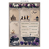 Stamperia Halloween Junk Journal Stickers, Backgrounds, Cut-Outs by Vicky Papaioannou (SBJK22)