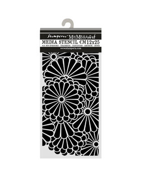 Stamperia Oriental Garden Thick Stencils 12x25cm Flowers Pattern (KSTDL168) Stamperia Oriental Garden Thick Stencils 12x25cm Flowers Pattern (KSTDL168)
