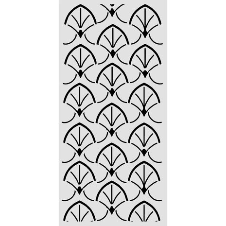 Stamperia Oriental Garden Thick Stencils 12x25cm Borders (KSTDL167) Stamperia Oriental Garden Thick Stencils 12x25cm Borders (KSTDL167)